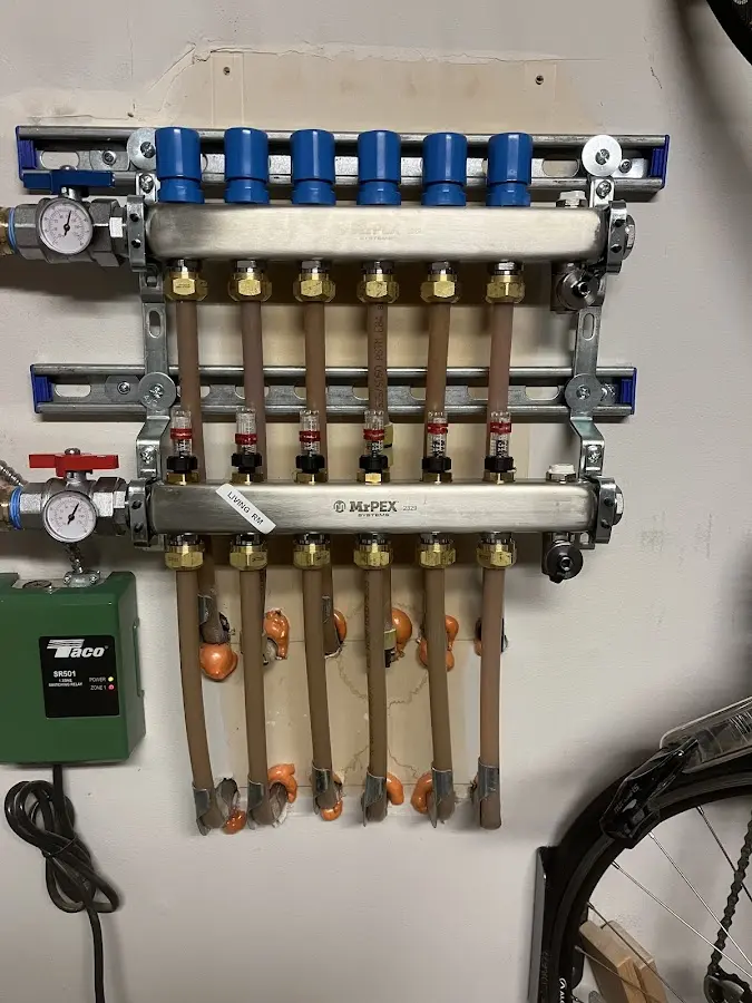 Plumber performing Gas Leak Detection at a residential property in Lincolnshire